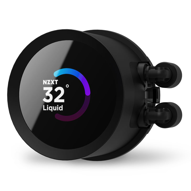 NZXT Kraken 240 RGB - 240mm AIO liquid cooler w/ 1.54in. Display, RGB Controller and RGB Fans (Black)