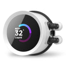 NZXT Kraken 240 RGB - 240mm AIO liquid cooler w/ 1.54in. Display, RGB Controller and RGB Fans (White)