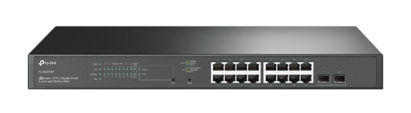 TP-Link TL-SG2218P JetStream 18-Port Gigabit Smart Switch with 16-Port PoE+