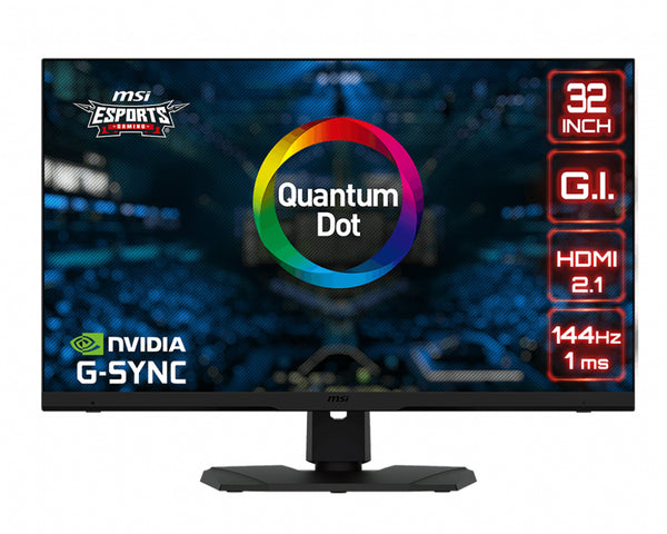 MSI Optix MPG321UR-QD 81.3 cm (32") 3840 x 2160 pixels 4K Ultra HD LCD Black