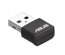 ASUS USB-AX55 NANO Dual Band AX1800 USB WiFi 6 USB Adapter, 802.11ax 1201Mbps+574Mbps,OFDMA, MU-MIMO, BSS Coloring ( NIC )