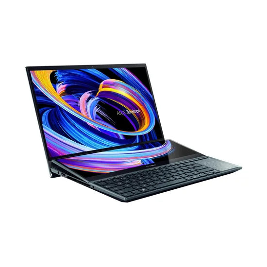 ASUS Zenbook Pro Duo - 15.6" FHD OLED (Touch), i7-12700H, RTX3060,16, 1T, ScreenPad DUO, 1x HDMI 2.1 ,1x USB-A, 2x TB4  PEN, Sleeve Win11-H ,1YR