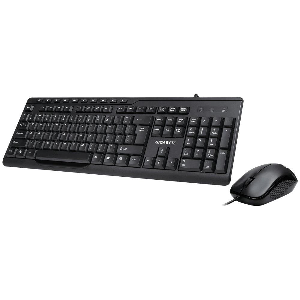 Gigabyte KM6300 keyboard USB QWERTY Spanish Black