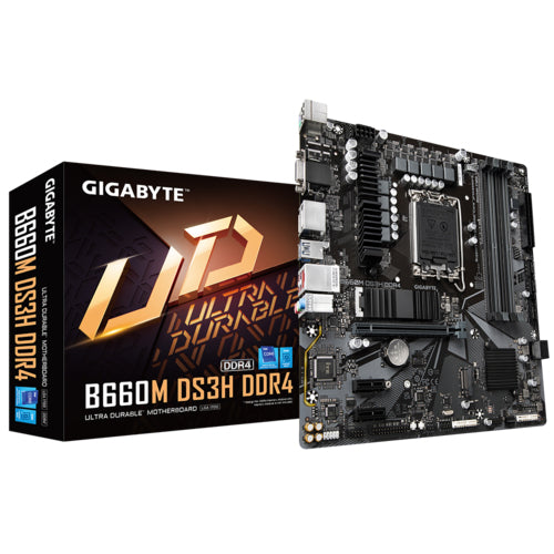 Gigabyte B660M DS3H DDR4 motherboard Intel B660 LGA 1700 micro ATX