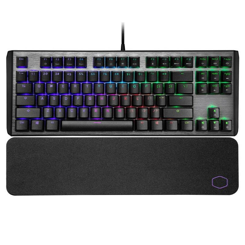 Cooler Master (CK-530-GKTL1-US) Masterkeys CK530 V2 RGB TKL Mechanical Gaming Keyboard, Blue Switch