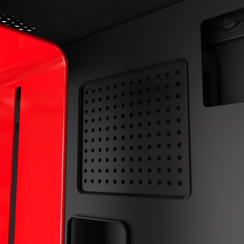 NZXT H210i Matte Black Red Mini-Tower Black,Red Case
