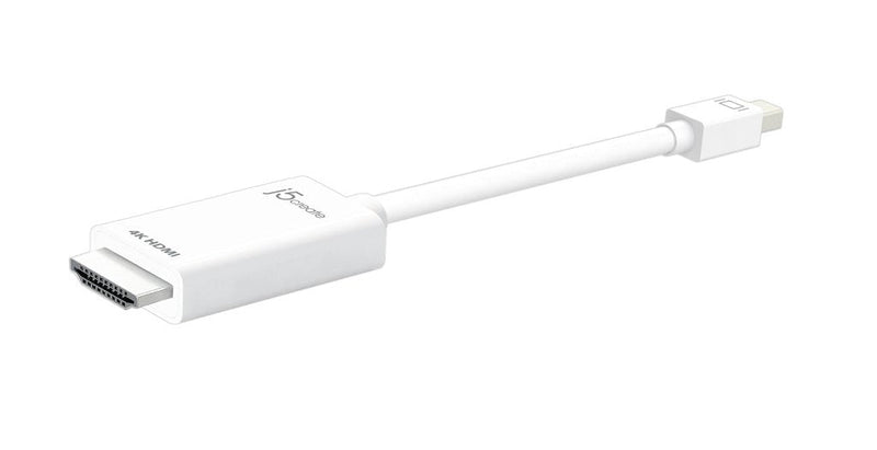 j5 create JDC159 1.8m DisplayPort HDMI White DisplayPort cable