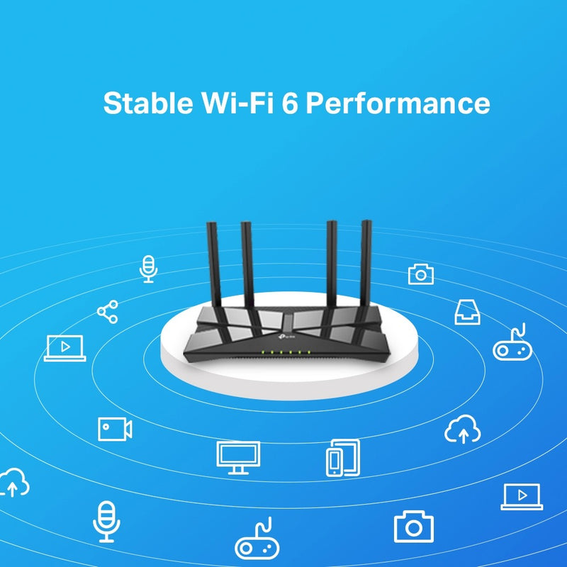 TP-LINK Archer AX10 wireless router Dual-band (2.4 GHz - 5 GHz) Gigabit Ethernet Black