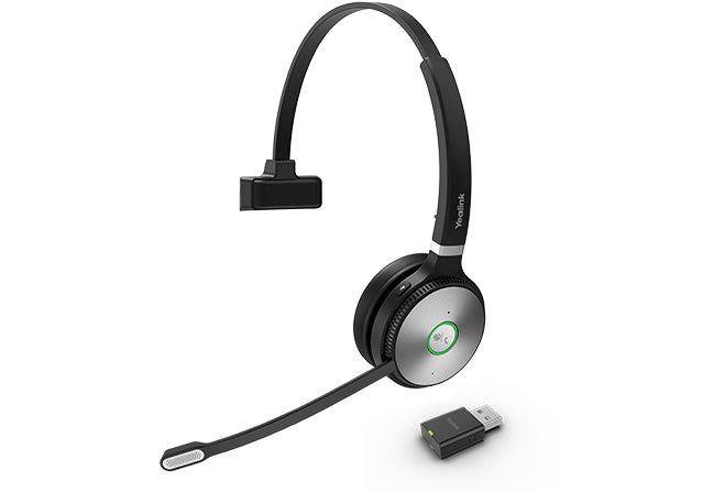 Yealink WH62-MONO Headset Wireless Head-band Calls/Music Black, Grey