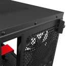 NZXT H210 Mini-Tower Black,Red Case