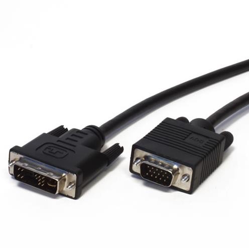 ALOGIC 2m DVI-I to VGA Video Cable - Male to Male