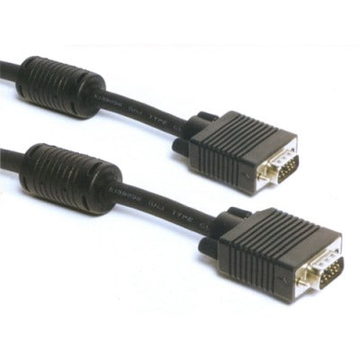 VGA Monitor Cable - 10m - HD15pin Male to Male, with Filter, UL Approved