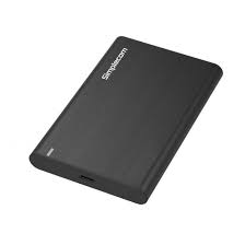Simplecom SE221 Aluminium 2.5'' SATA HDD/SSD to USB-C Enclosure (with USB-A adapter)