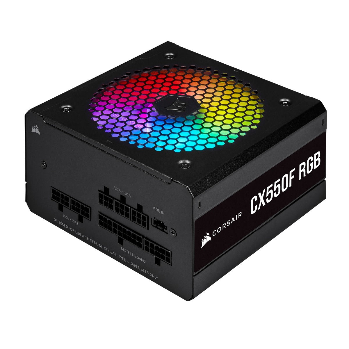 Corsair (CP-9020216-AU) CX550F RGB 550W 80PLUS Bronze Fully Modular Power Supply