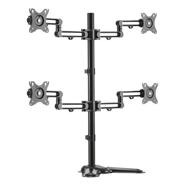 Brateck (LDT30-T048) Premium Articulating Quad Monitor Stand - 17"-32"