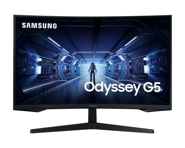 Samsung 32" Odyssey G5, CURVED 1000R, VA, 1ms, 144Hz, 2560 x 1440, 16:9, Freesync Premium, 1 x HDMI, 1 x DP, HDR10, VESA
