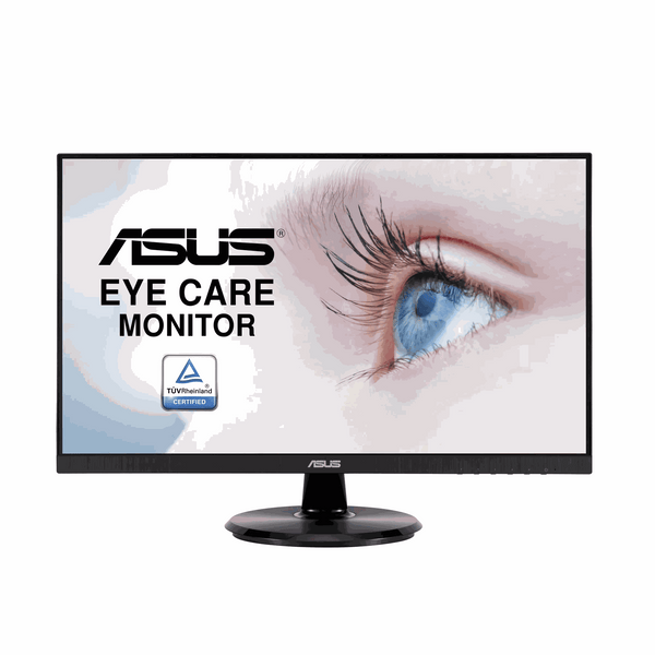 ASUS VA24DCP Eye Care Monitor – 23.8 inch, Full HD, IPS, Frameless, USB-C, 65W PD, 75Hz, Adaptive-Sync/FreeSync™, Low Blue Light, Flicker Free, Wall Mountable