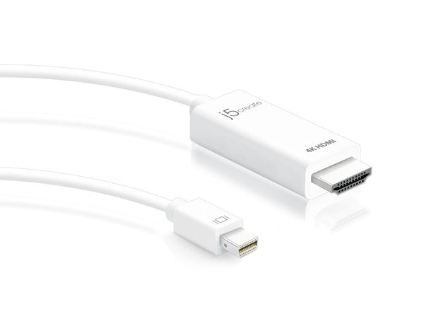 j5 create JDC159 1.8m DisplayPort HDMI White DisplayPort cable