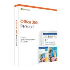 Microsoft Office 365 Personal - 1 Year Subscription Medialess