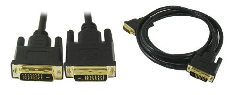 DVI-D 24+1pin Cable - 2m Male to Male, Digital Dual Link
