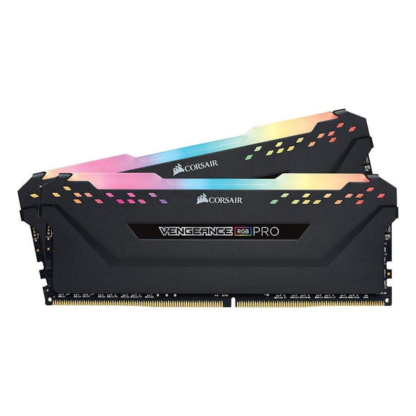 Corsair Vengeance RGB PRO 16GB (2x8GB) DDR4 Ram, Black Desktop Gaming Memory CMW16GX4M2D3600C18