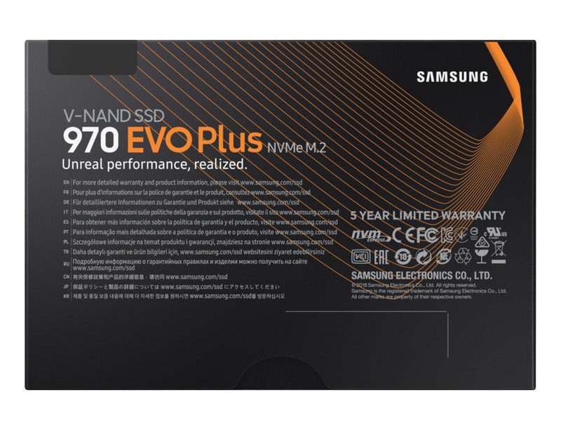 Samsung 970 Evo PLUS M.2 1T SSD PCIe SSD Internal Solid State Drive PN MZ-V7S1T0BW