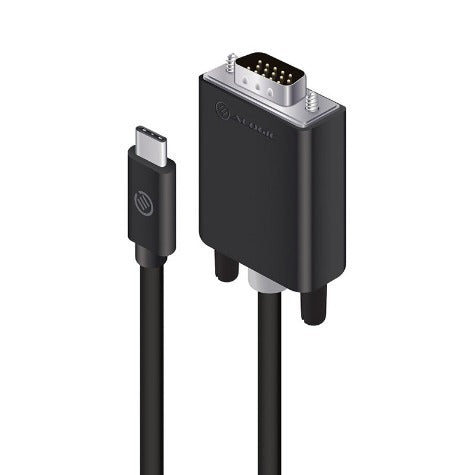 ALOGIC (ELUCVG-02RBLK) USB-C to VGA Cable 2m - Male to Male
