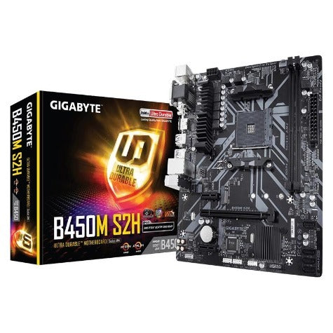 Gigabyte B450M S2H AM4 Micro ATX Motherboard