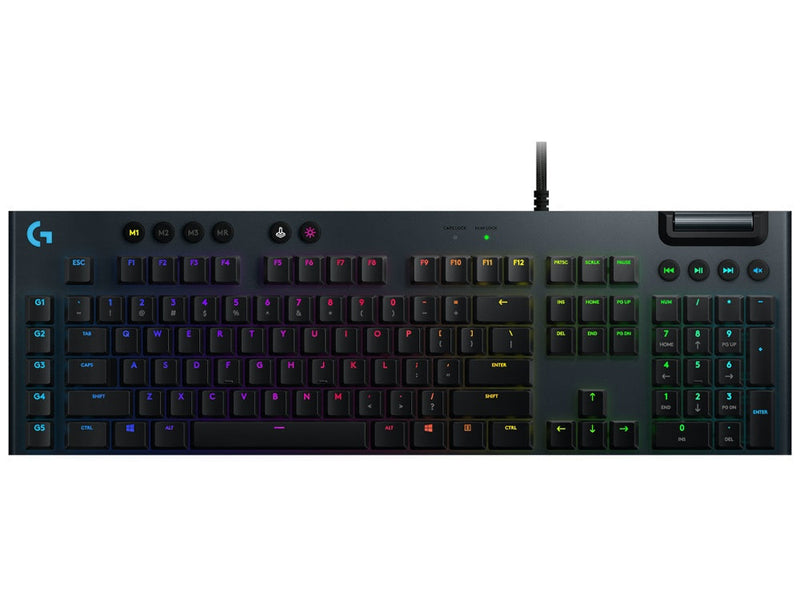 Logitech G815 LIGHTSYNC RGB Mechanical Gaming Keyboard - GL Clicky Switches