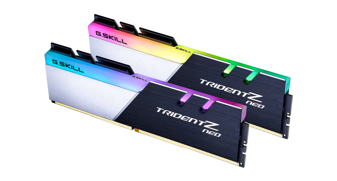 G.Skill Trident Z Neo RGB 32GB (2x16GB) DDR4 Desktop RAM Desktop Gaming Memory F4-3600C16D-32GTZNC