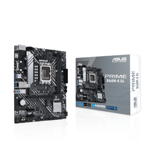 ASUS PRIME PRIME B660M-K D4 mATX Motherboard
