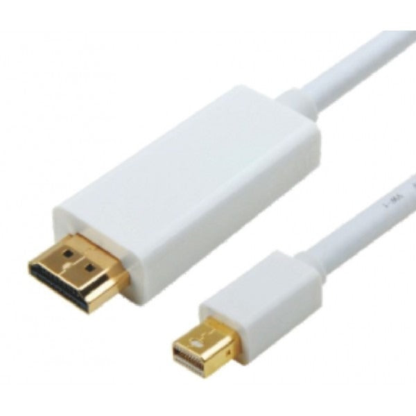 AKY Mini DisplayPort DP to HDMI Male to Male Cable 1.8m 4K