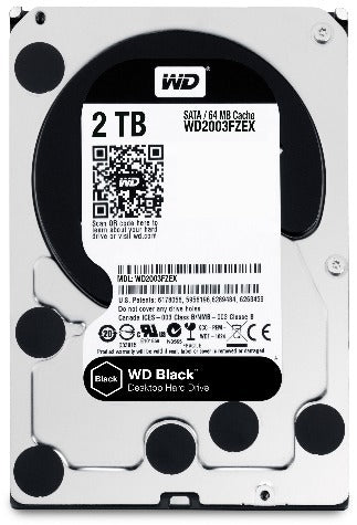 Western Digital WD2003FZEX Black 2TB 3.5" Serial ATA III Internal Hard Drive