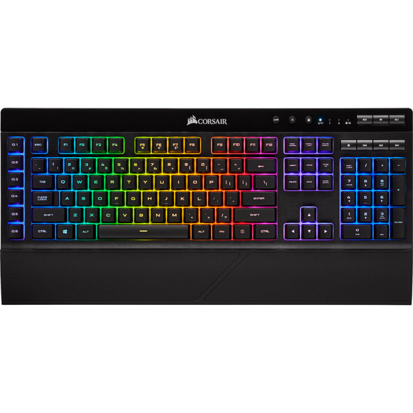 Corsair K57 RGB keyboard USB + Bluetooth QWERTY Dutch Black