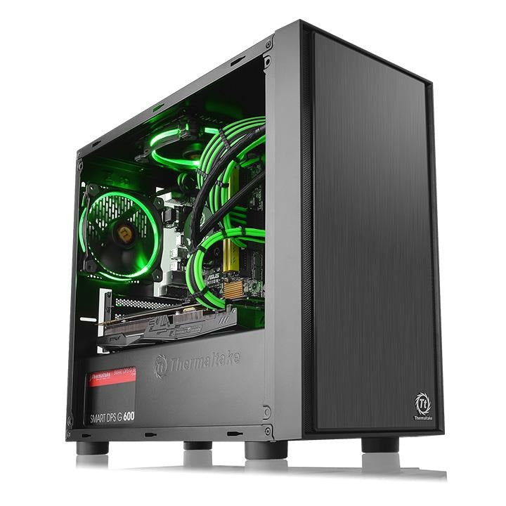 Thermaltake Versa H17 Window Micro-Tower Black Case