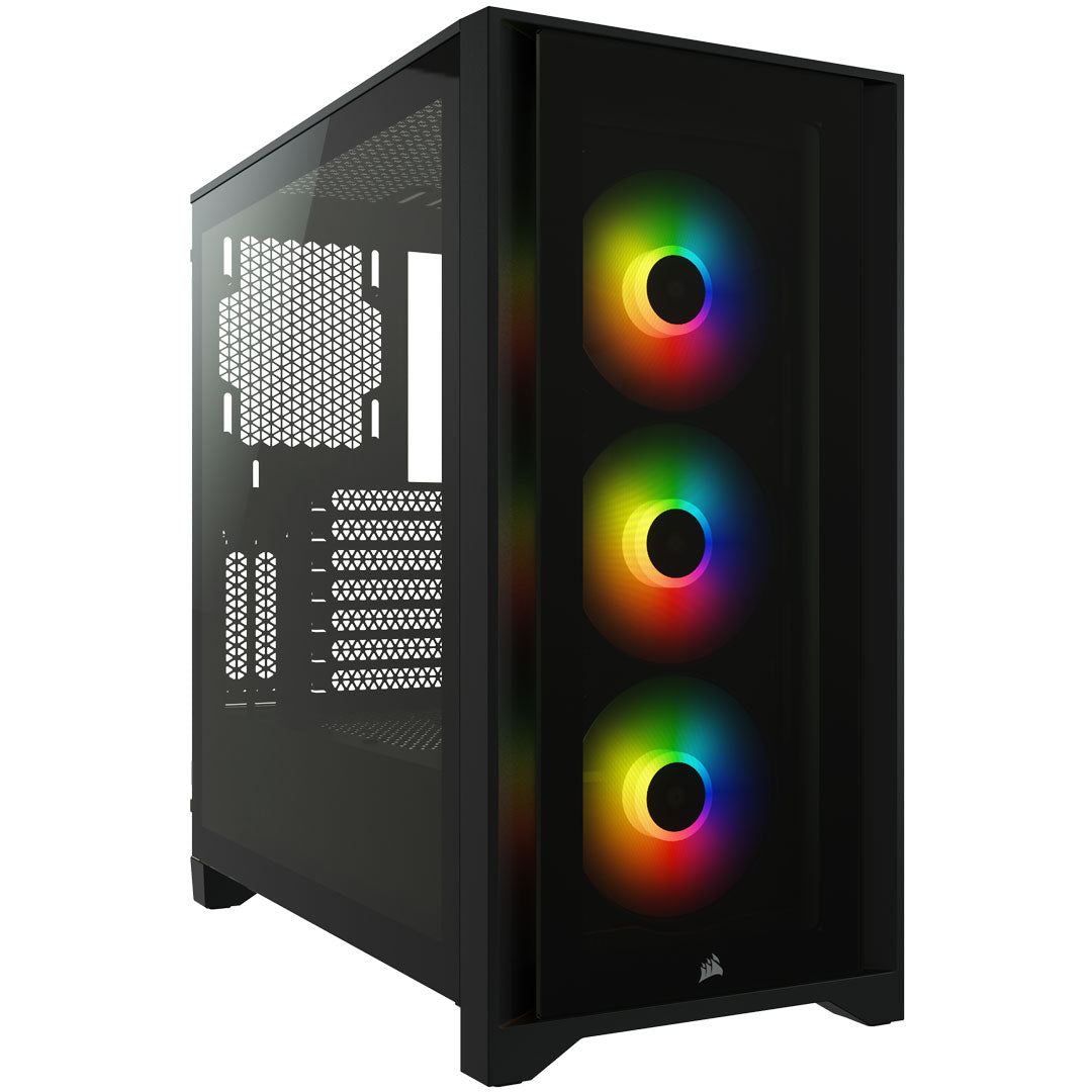 Corsair (CC-9011204-WW) 4000X RGB Mid Tower Black ATX Case
