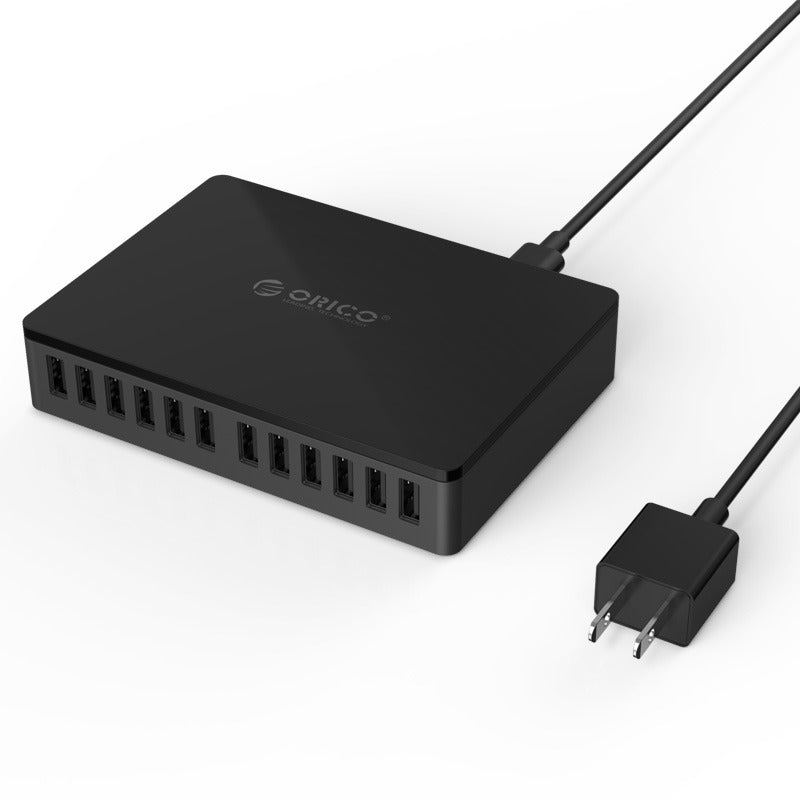 ORICO 12 x Port - 2.4A Per Port - Desktop Charger - Black