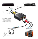 Simplecom CM121 Digital Optical Toslink and Coaxial to Analog RCA Audio Converter