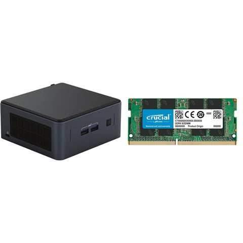 INTEL MINI NUC PC, i7-1165G7, 16GB(1/2), 1TB M.2 SSD, 2.5" (0/1), WL-AX, W11P , 3YR NBD