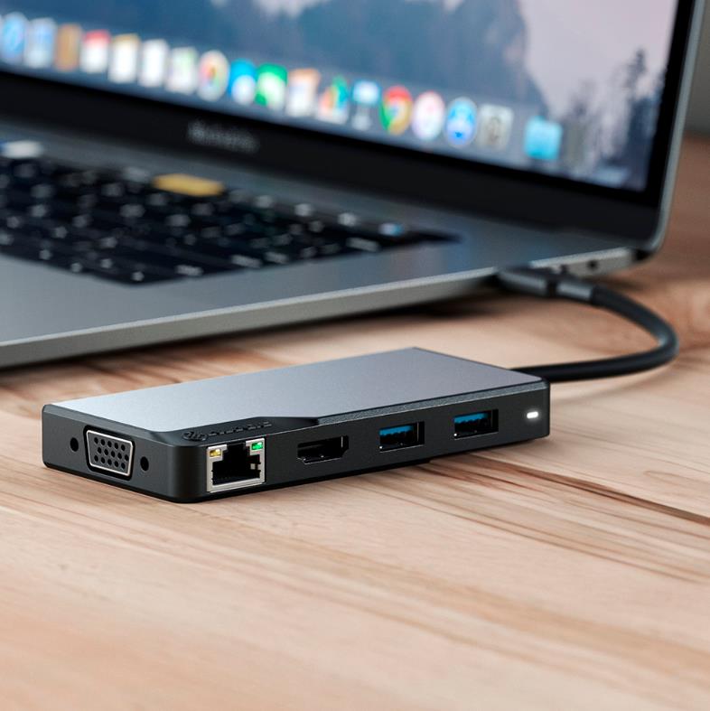 ALOGIC Fusion MAX 6-in-1 USB-C Hub with 100W Power Deliver