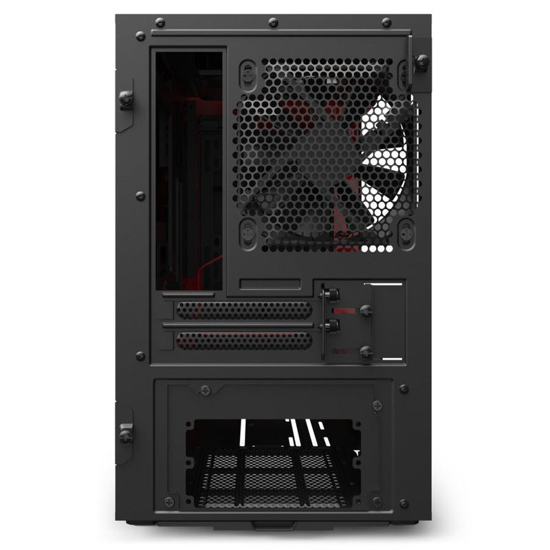 NZXT H210i Matte Black Red Mini-Tower Black,Red Case