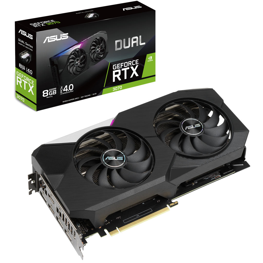 ASUS (DUAL-RTX3070-8G) GeForce RTX 3070 DUAL 8GB Graphics Card