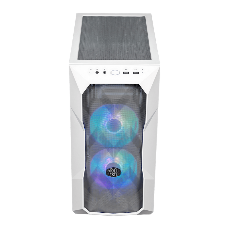 Coolermaster TD300-WGNN-S00 MasterBox TD300 Micro ATX Case, White