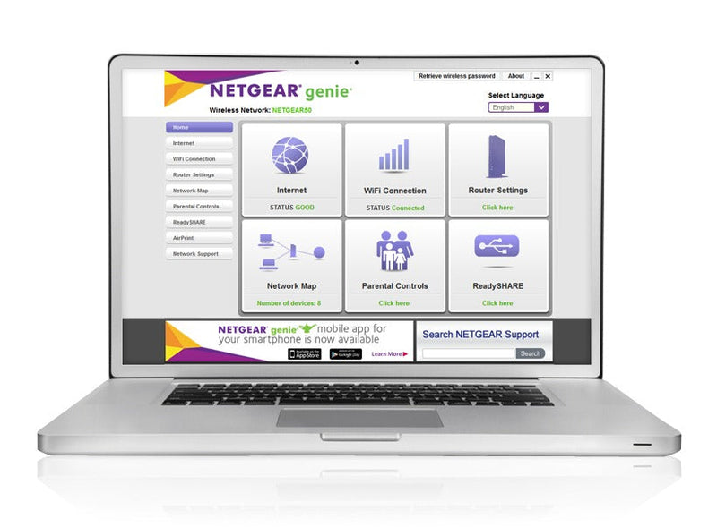 Netgear D6100 AC1200 Gigabit WiFi Modem Router Essentials Edition