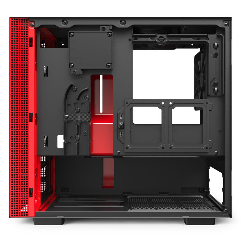 NZXT H210i Matte Black Red Mini-Tower Black,Red Case
