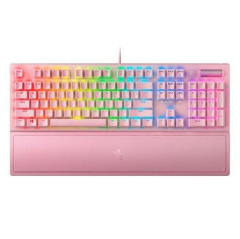 Razer (RZ03-03541800) BlackWidow V3 Mechanical RGB Gaming Keyboard - Quartz Edition, Green Switch