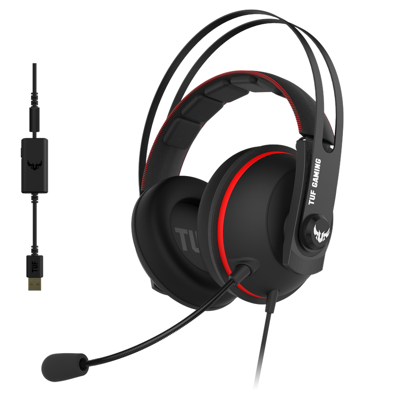 ASUS TUF GAMING H7 RED Gaming Headset