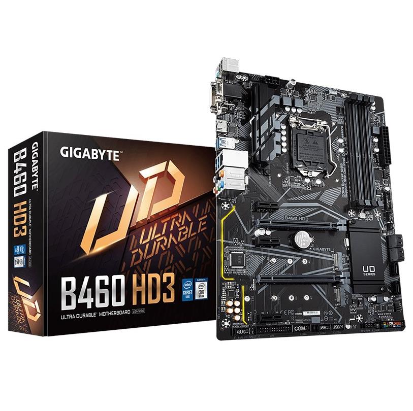 Gigabyte B460 HD3 ATX Motherboard LGA1200 Intel B460 HD3