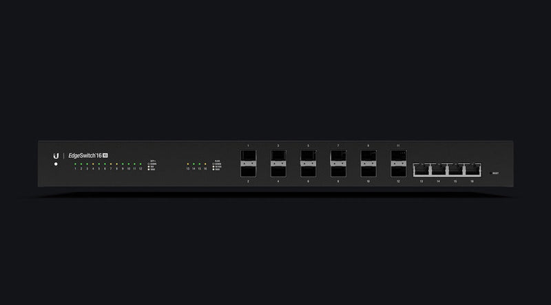 Ubiquiti Networks ES‑16‑XG Managed 10G Ethernet (100/1000/10000) Black 1U