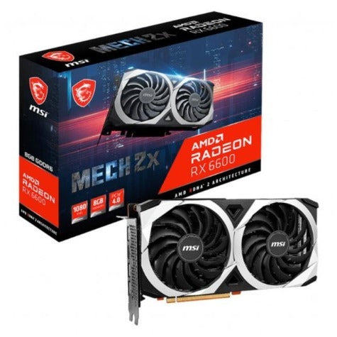 MSI RX 6600 MECH 2X 8GB Graphics Card